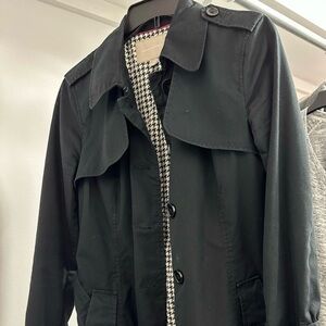 Banana Republic Black Trench Coat